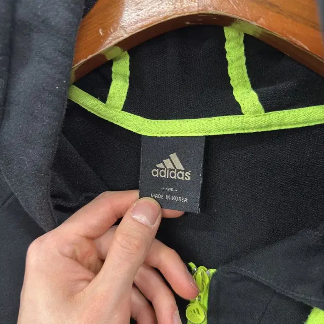 아디다스 캐주얼 자수로고 후드집업 95 A05185 상품이미지3