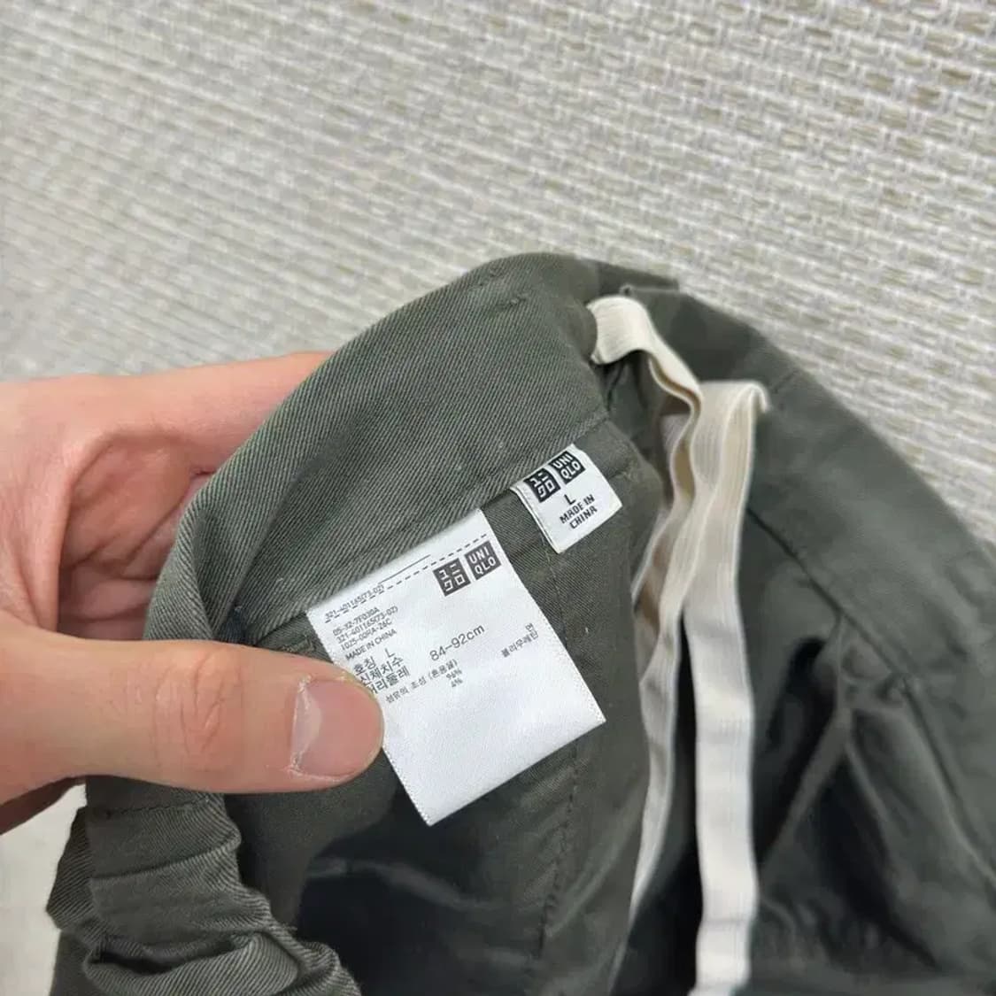 유니클로 캐주얼 코튼팬츠 면바지 L A05202 상품이미지3