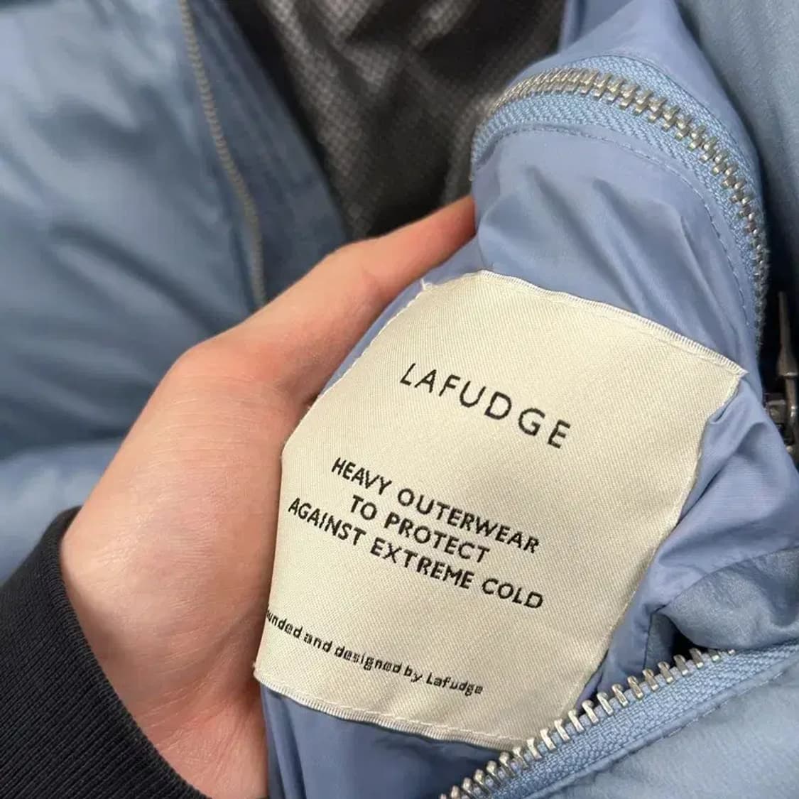 라퍼지스토어 캐주얼 푸퍼 패딩 점퍼 L A05249 상품이미지3