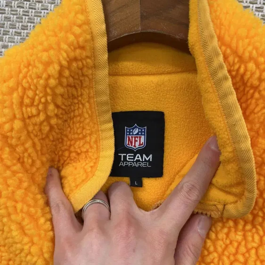 NFL 캐주얼 양털 플리스 후리스 집업 L A05250 상품이미지3