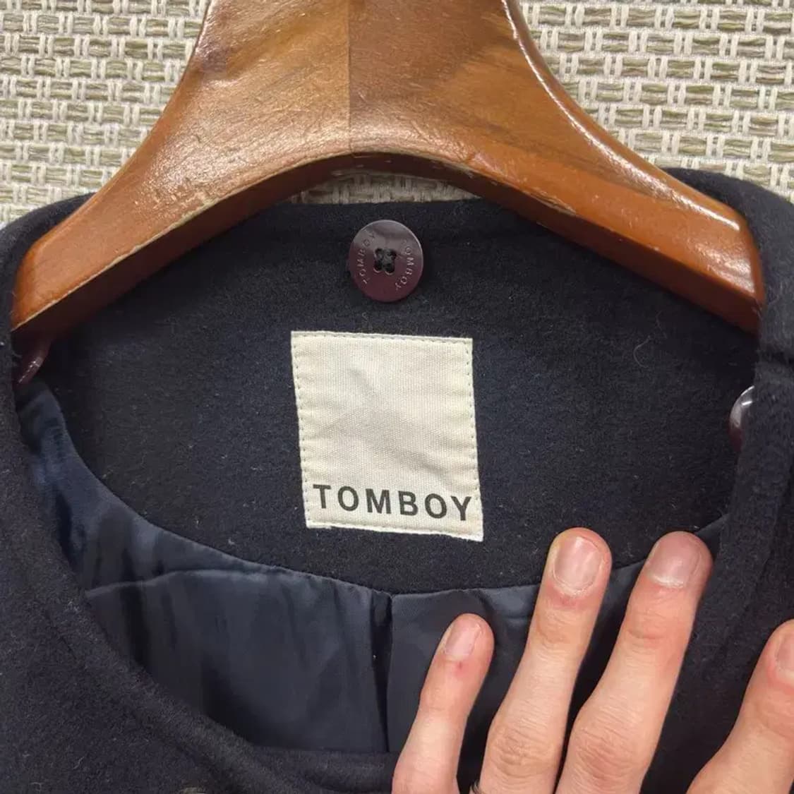 톰보이 캐주얼 더블버튼 울 앙고라 코트 80 A05254 상품이미지3