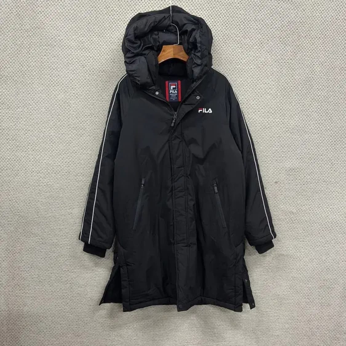 필라 캐주얼 자수로고 돕바 롱 자켓 165 A05257 상품이미지1