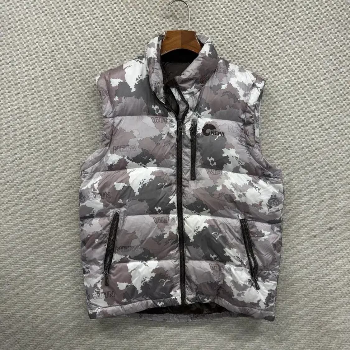 네파 아웃도어 밀리터리 카모 패딩 조끼 베스트 95 A05260 상품이미지1