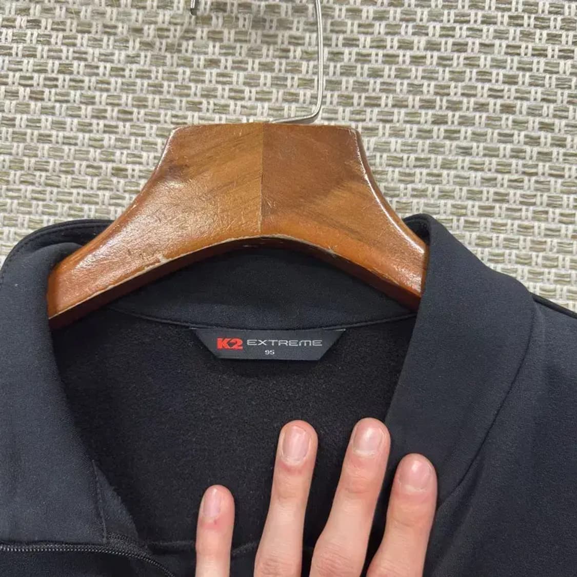 K2 아웃도어 프린팅로고 약기모 반집업 긴팔티 95 A05262 상품이미지3