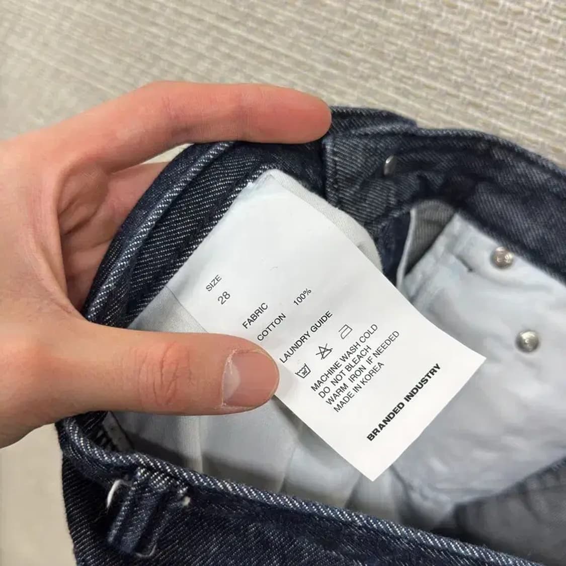 인스턴트데님 캐주얼 데님 청바지 28인치 A05284 상품이미지5