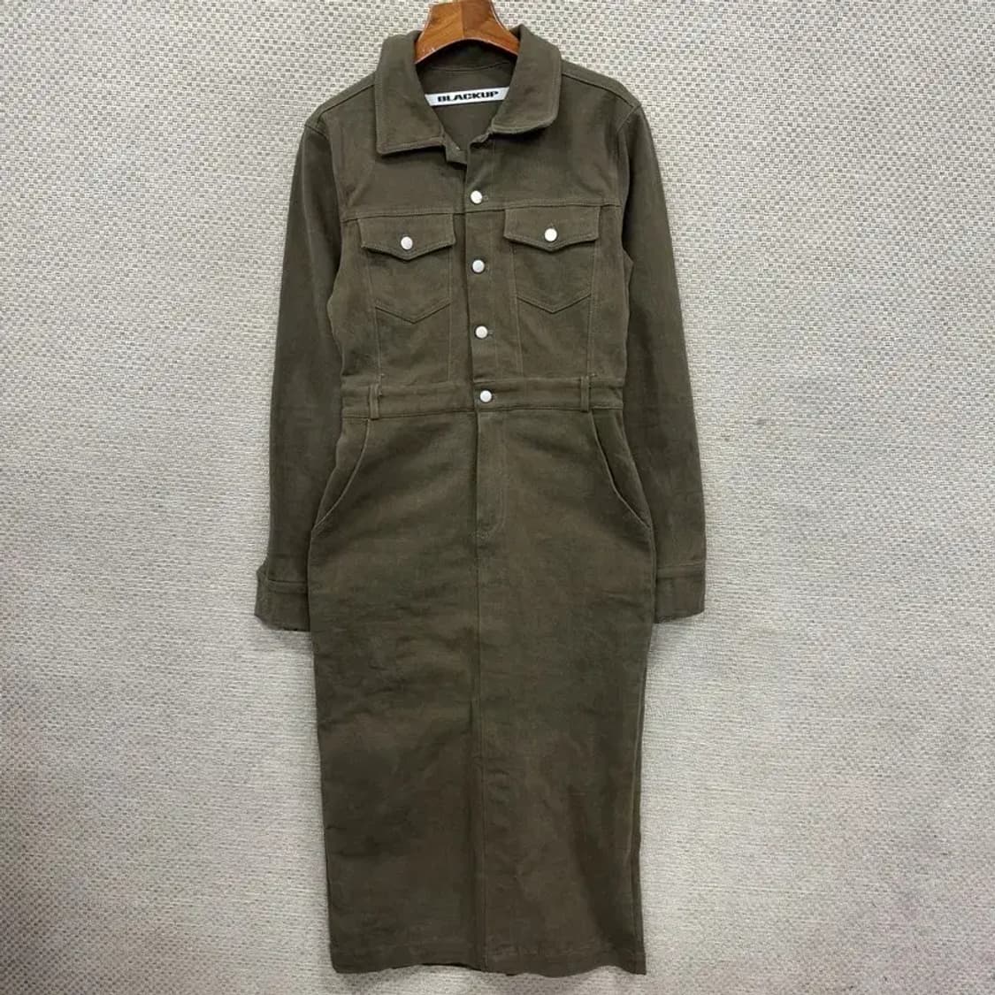 블랙업 캐주얼 투포켓 점프수트 원피스 M A05248 상품이미지1