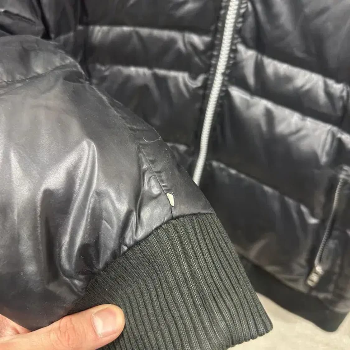 푸부 캐주얼 올드스쿨 자수로고 패딩 점퍼 L A05256 상품이미지5