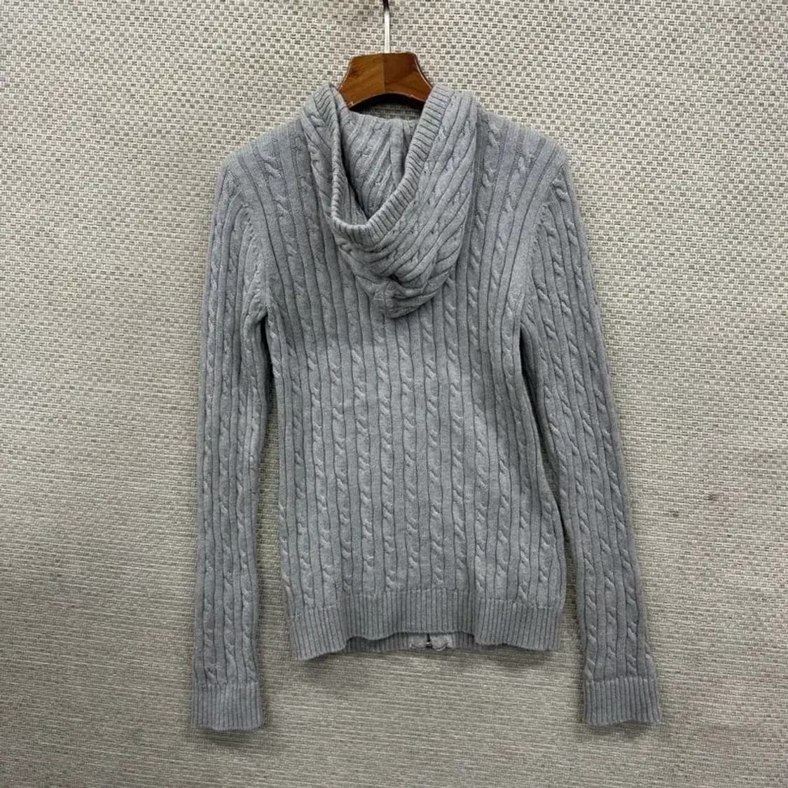 노티카 캐주얼 꽈배기 니트 후드집업 M A05276 상품이미지2