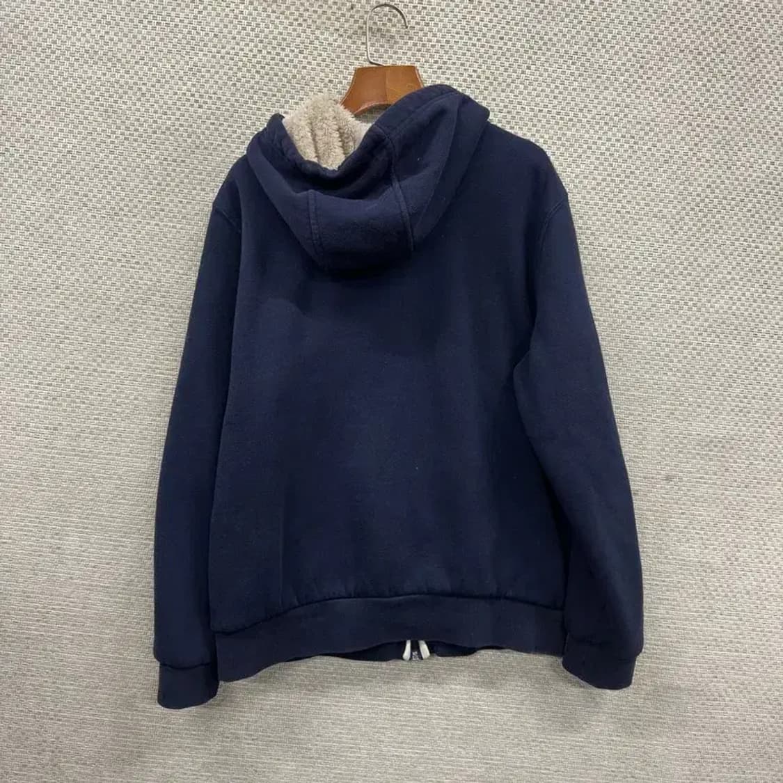 게스 캐주얼 자수로고 양털안감 후드집업 XL A05255 상품이미지2