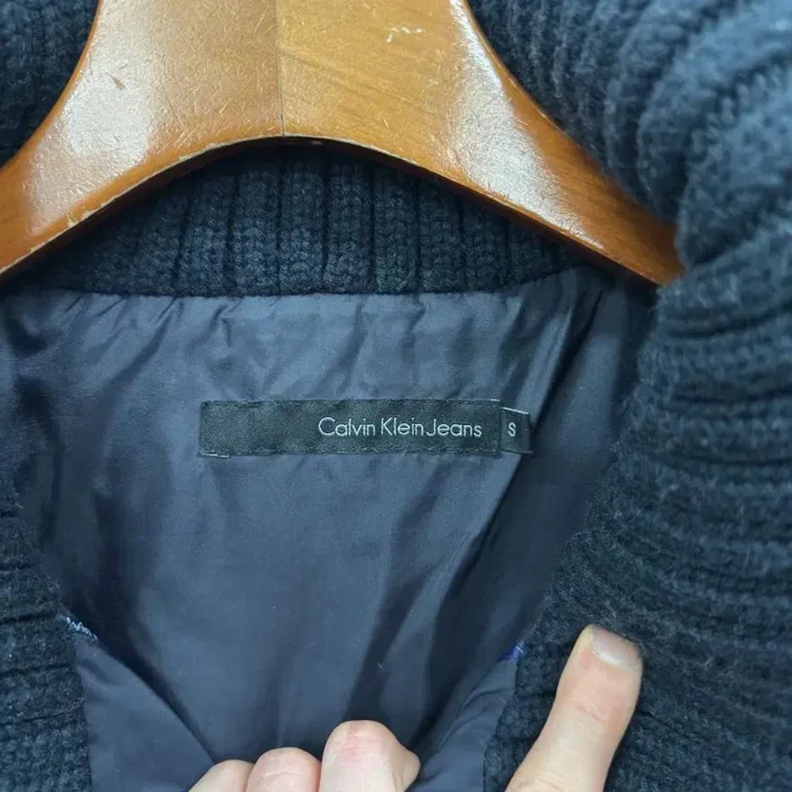 캘빈클라인 캐주얼 하이넥 오리털 덕다운 패딩 S A05277 상품이미지3