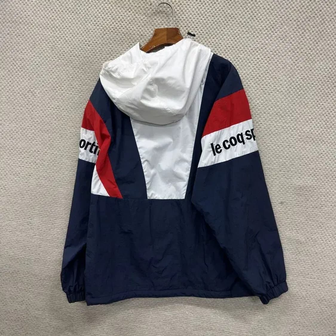 르꼬끄 올드스쿨 자수로고 아노락 반집업 바람막이 105 A05268 상품이미지2