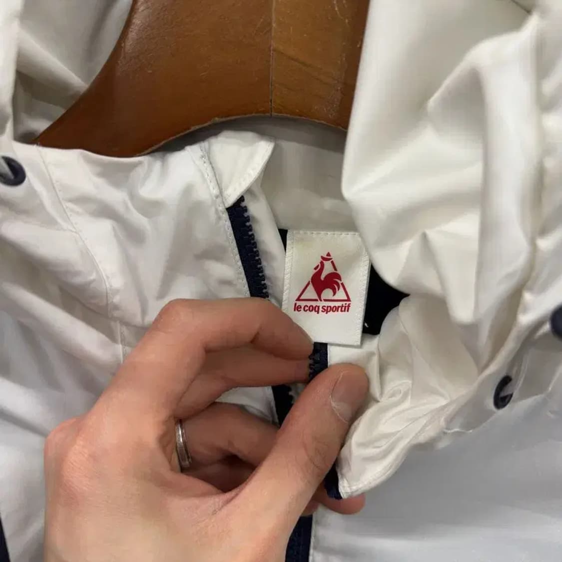 르꼬끄 올드스쿨 자수로고 아노락 반집업 바람막이 105 A05268 상품이미지3