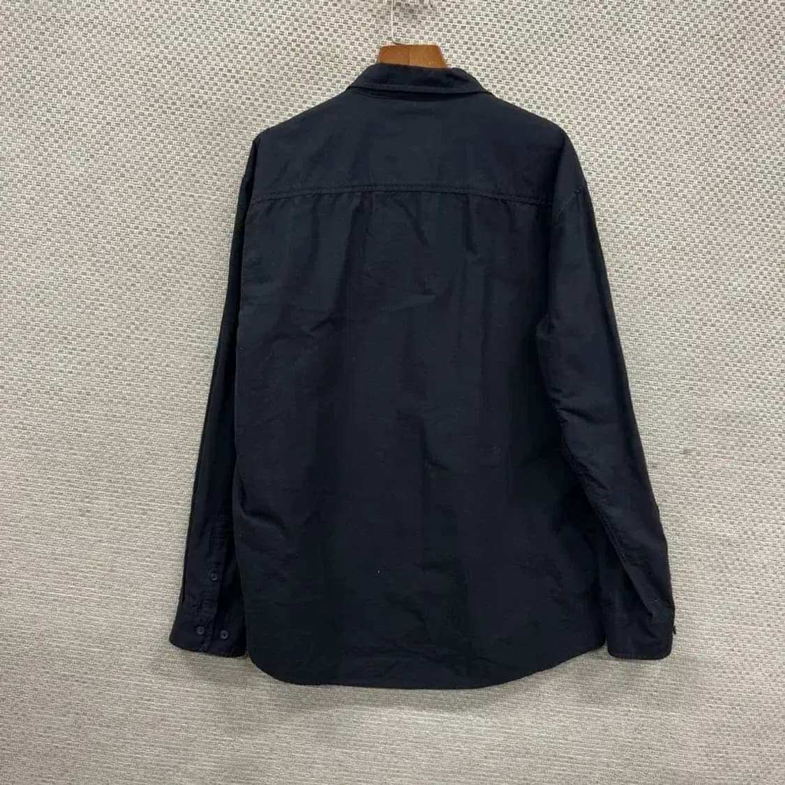 무신사스탠다드 캐주얼 블랙 긴팔 셔츠 L A05349 상품이미지2