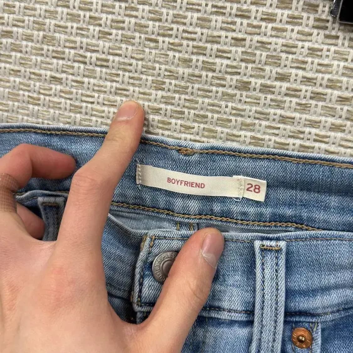 리바이스 보이프렌드 스판 데님 청바지 28인치 A05360 상품이미지4