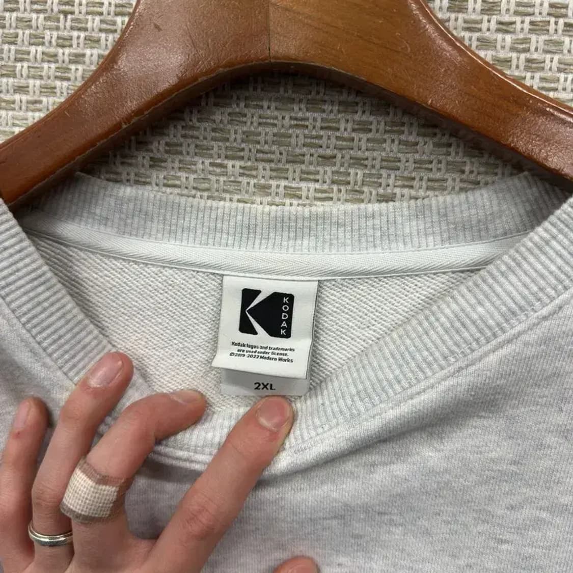 코닥 캐주얼 자수로고 스웻셔츠 맨투맨 2XL A05342 상품이미지3