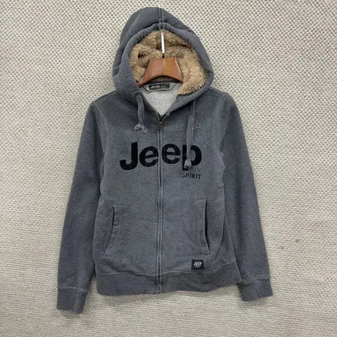 지프 JEEP 캐주얼 빅로고 약기모 후드집업 S A05344 상품이미지1