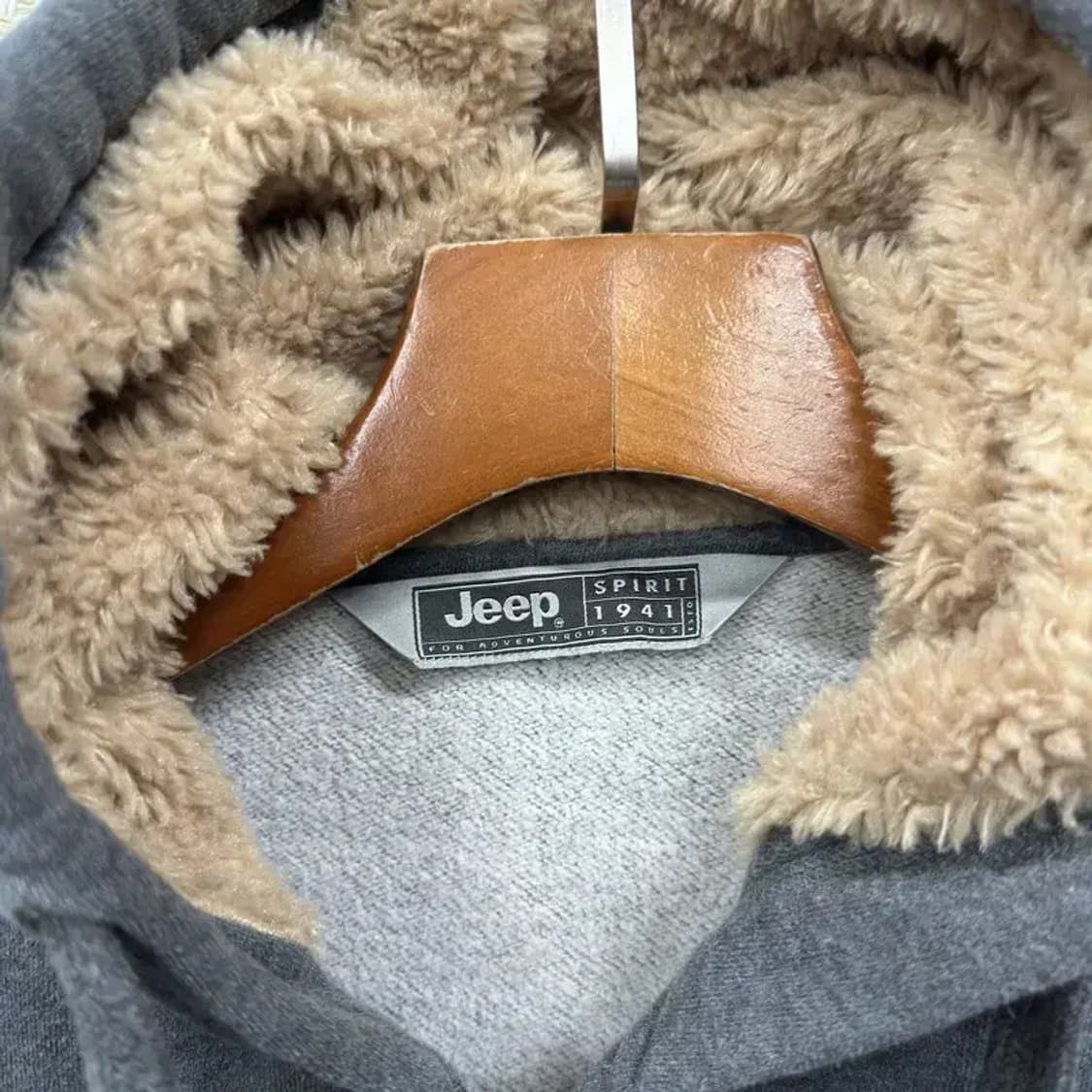 지프 JEEP 캐주얼 빅로고 약기모 후드집업 S A05344 상품이미지3