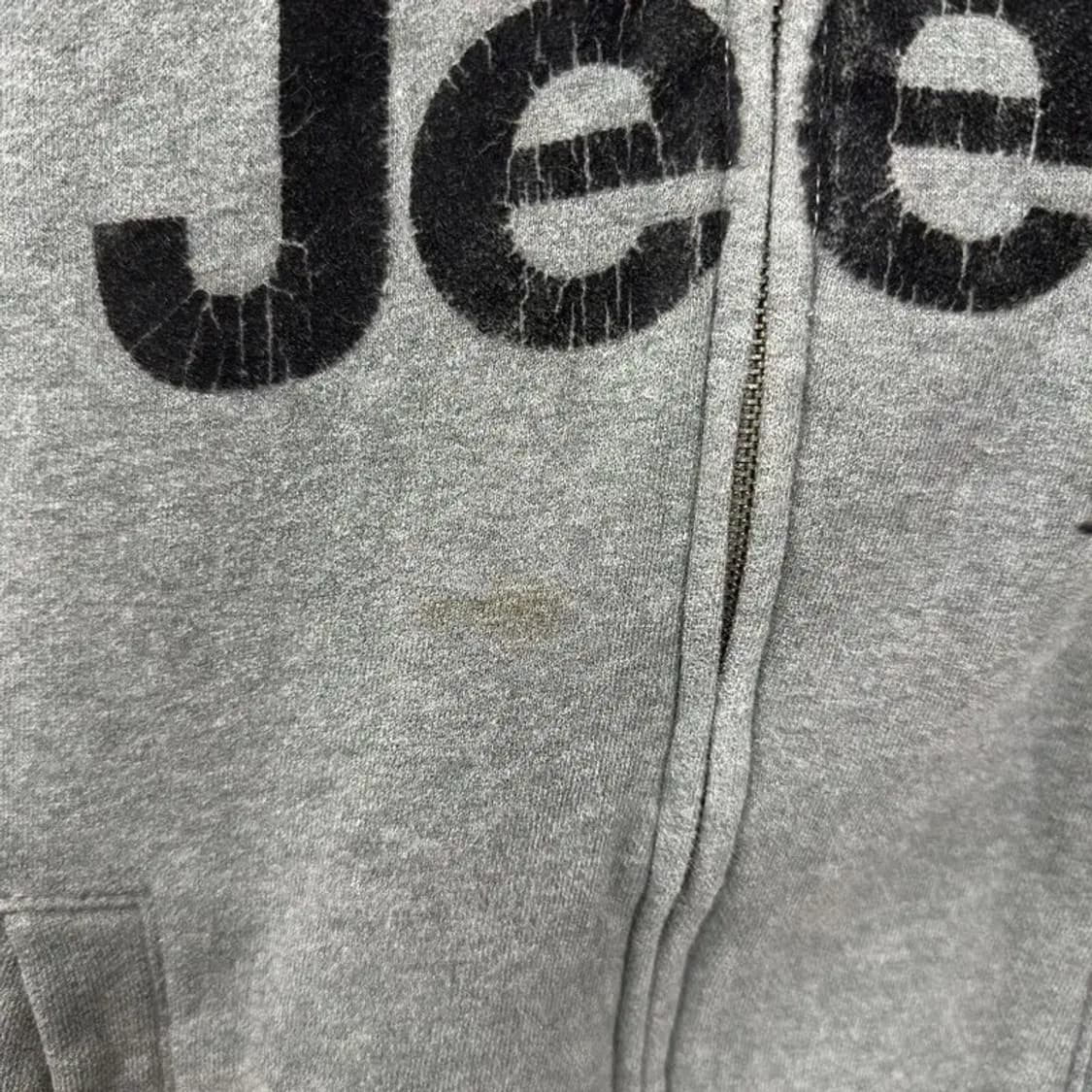 지프 JEEP 캐주얼 빅로고 약기모 후드집업 S A05344 상품이미지5