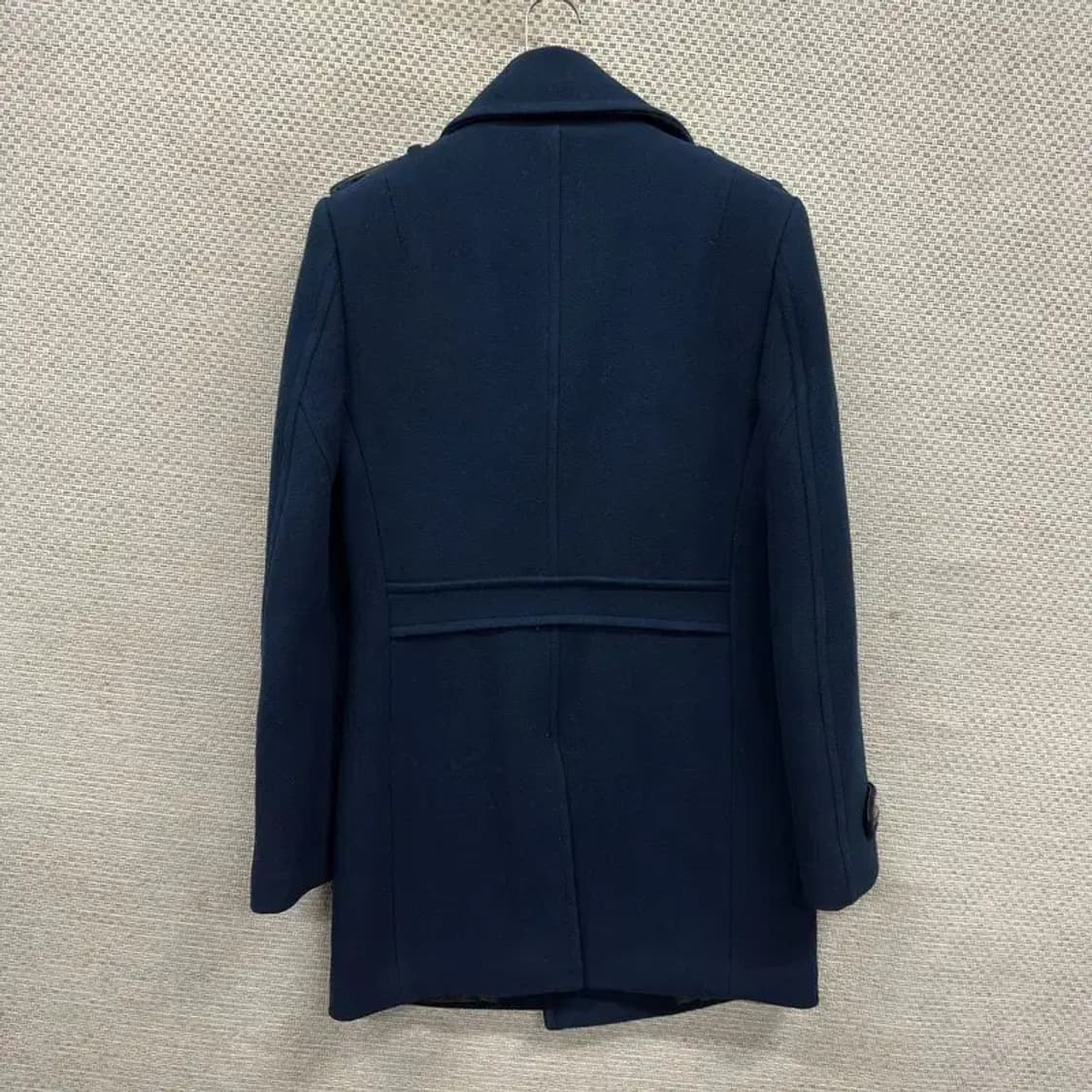 시스템 한섬 캐주얼 더블버튼 누빔 울 코트 자켓 100 A05350 상품이미지2