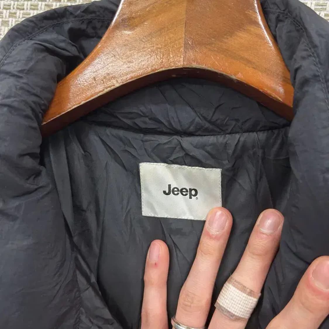 지프 JEEP 캐주얼 자수로고 패딩 점퍼 S A05337 상품이미지3