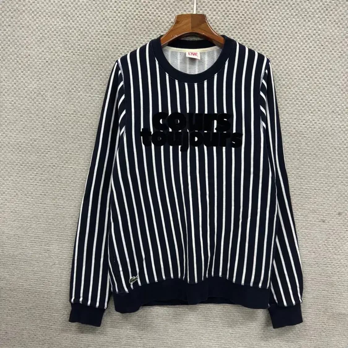 라코스테 재팬 프린팅 기모 스웻셔츠 맨투맨 4 A05346 상품이미지1