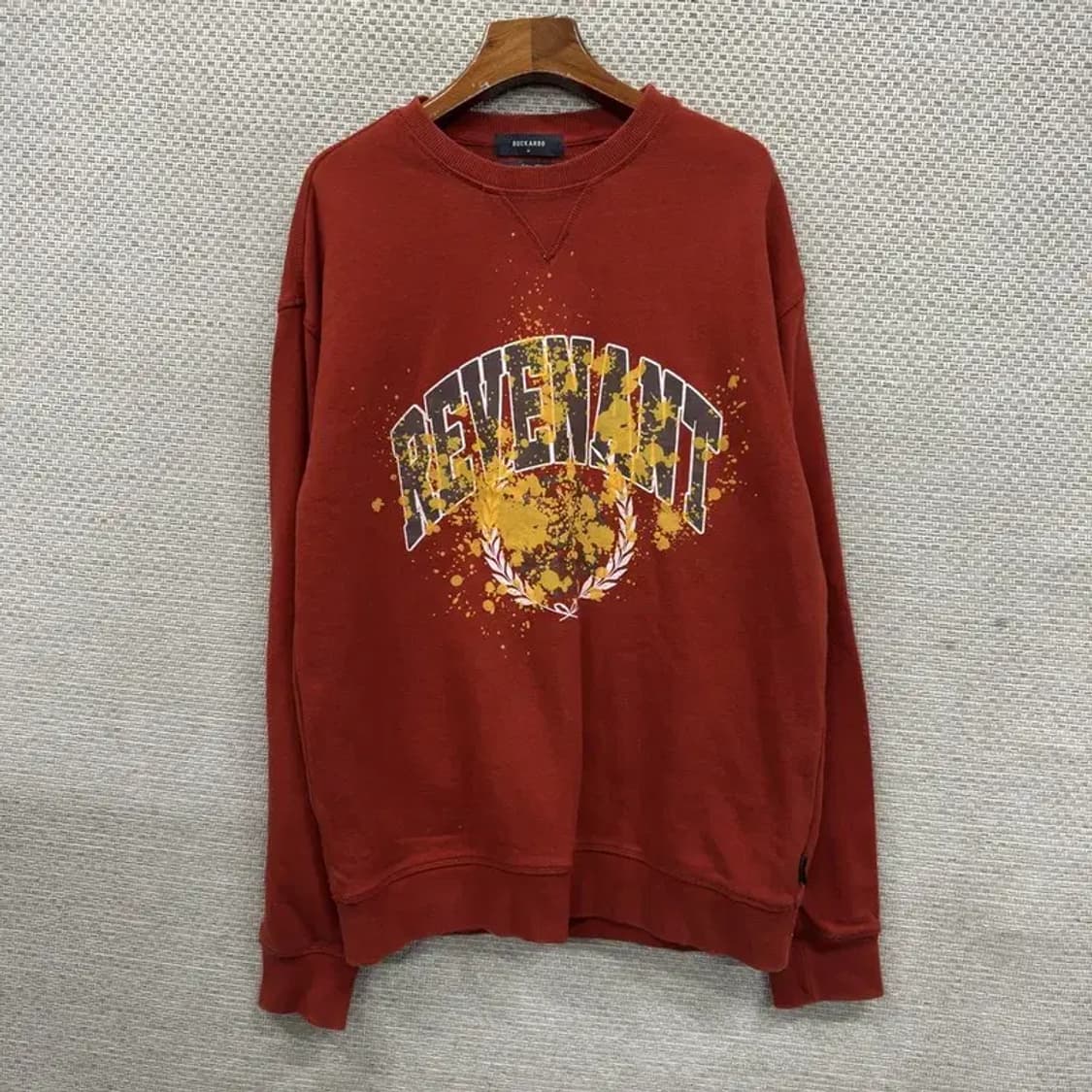 버커루 캐주얼 루즈핏 프린팅 스웻셔츠 맨투맨 M A05352 상품이미지1