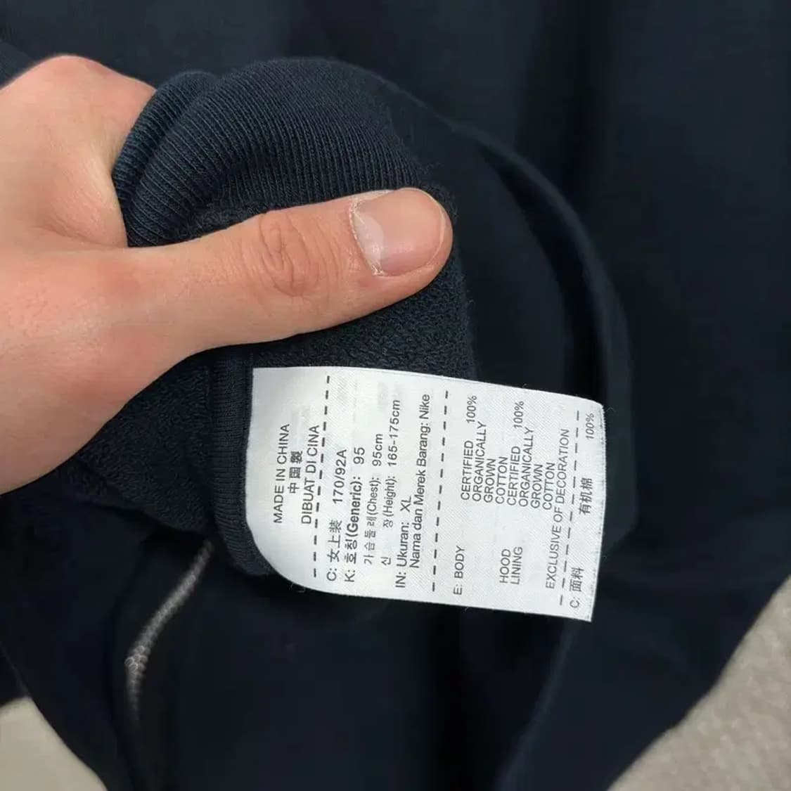 나이키 캐주얼 자수로고 후드집업 95 A05339 상품이미지4