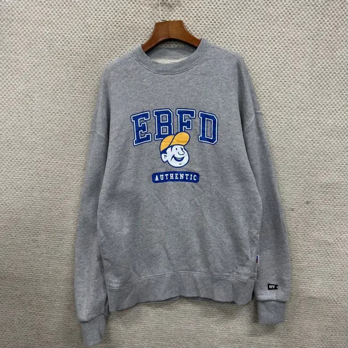 이벳필드 캐주얼 프린팅로고 오버핏 스웻셔츠 맨투맨 S A05357 상품이미지1