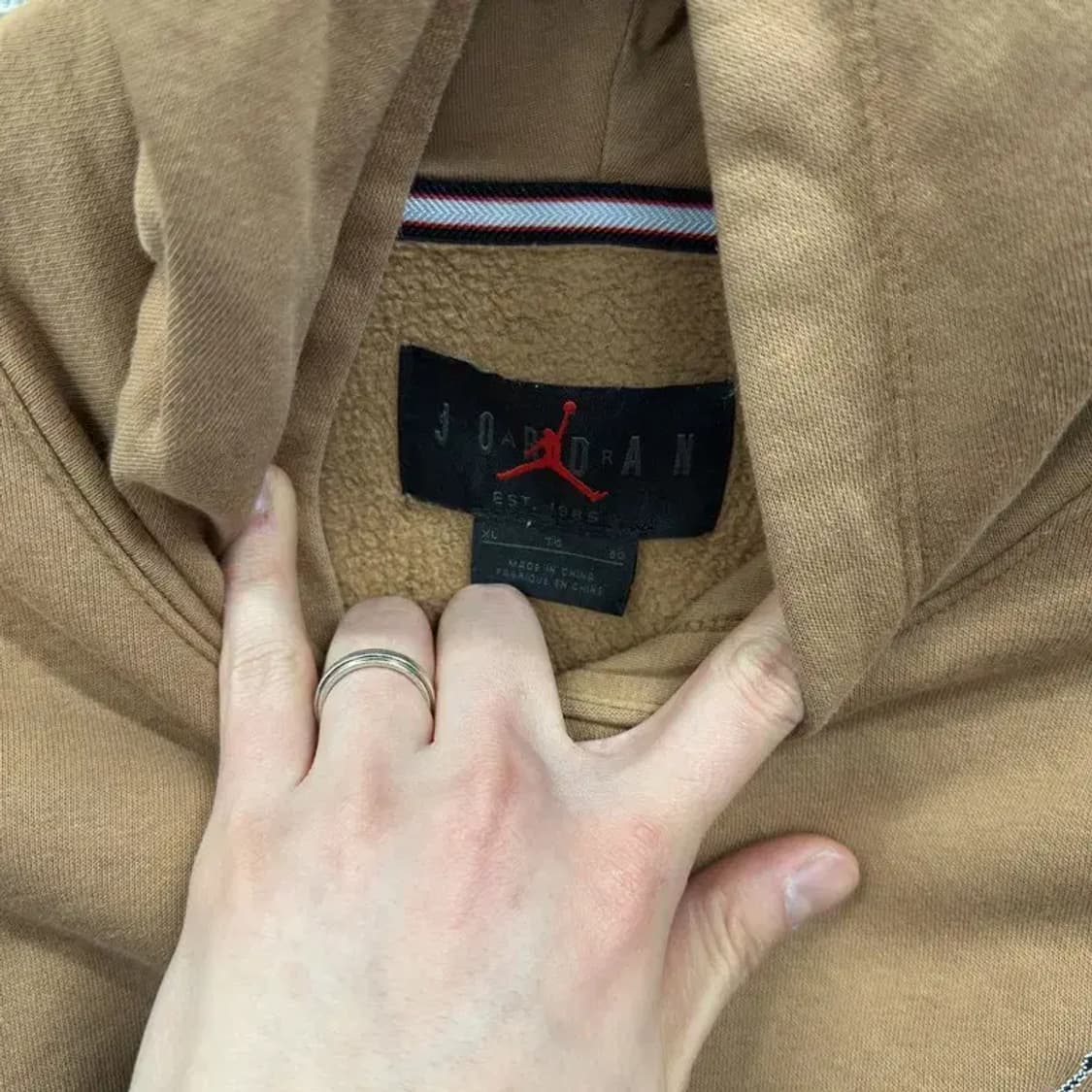 나이키 조던 캐주얼 프린팅로고 약기모 후드티 XL A05405 상품이미지3