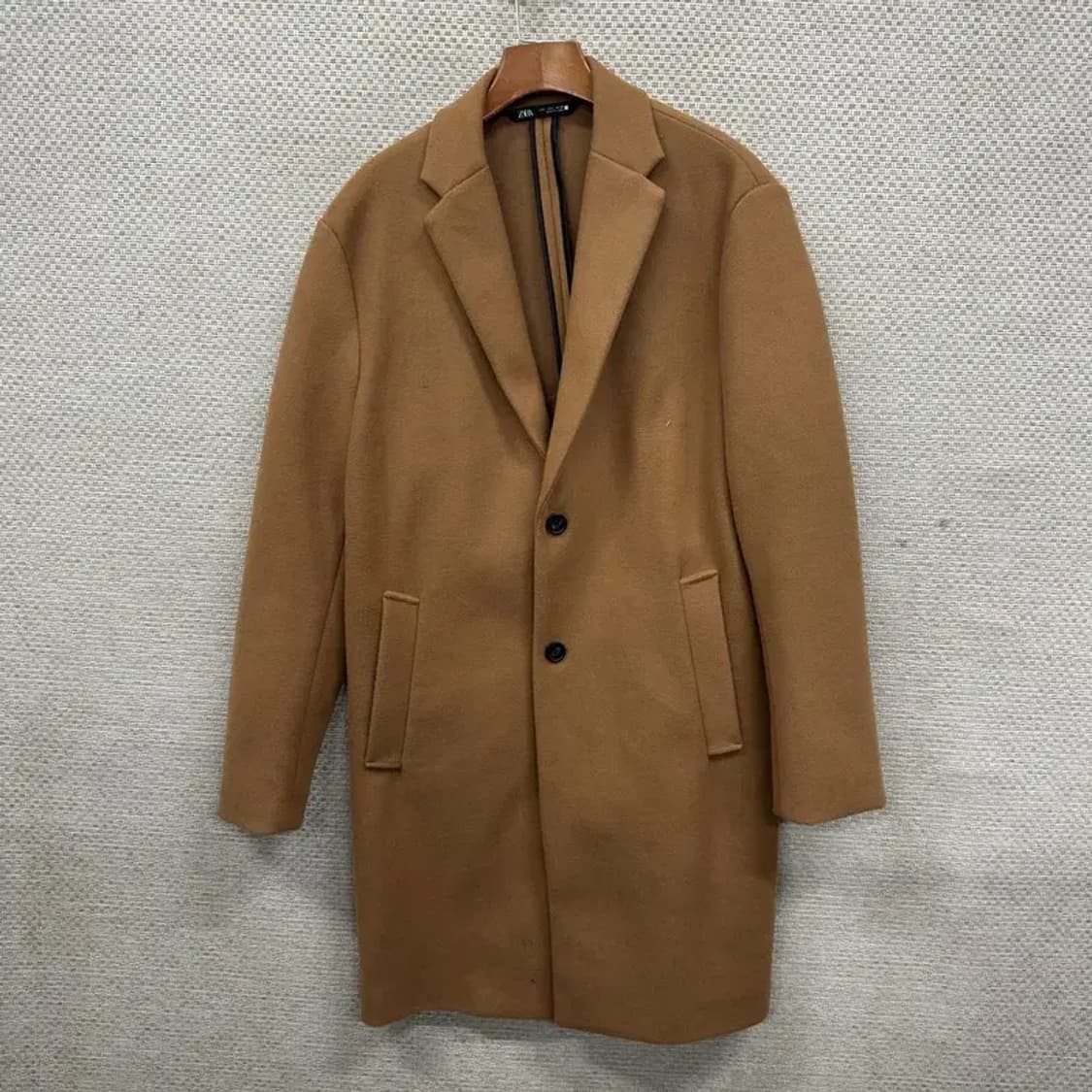 자라 ZARA 캐주얼 버튼 롱 코트 자켓 L A05430 상품이미지1