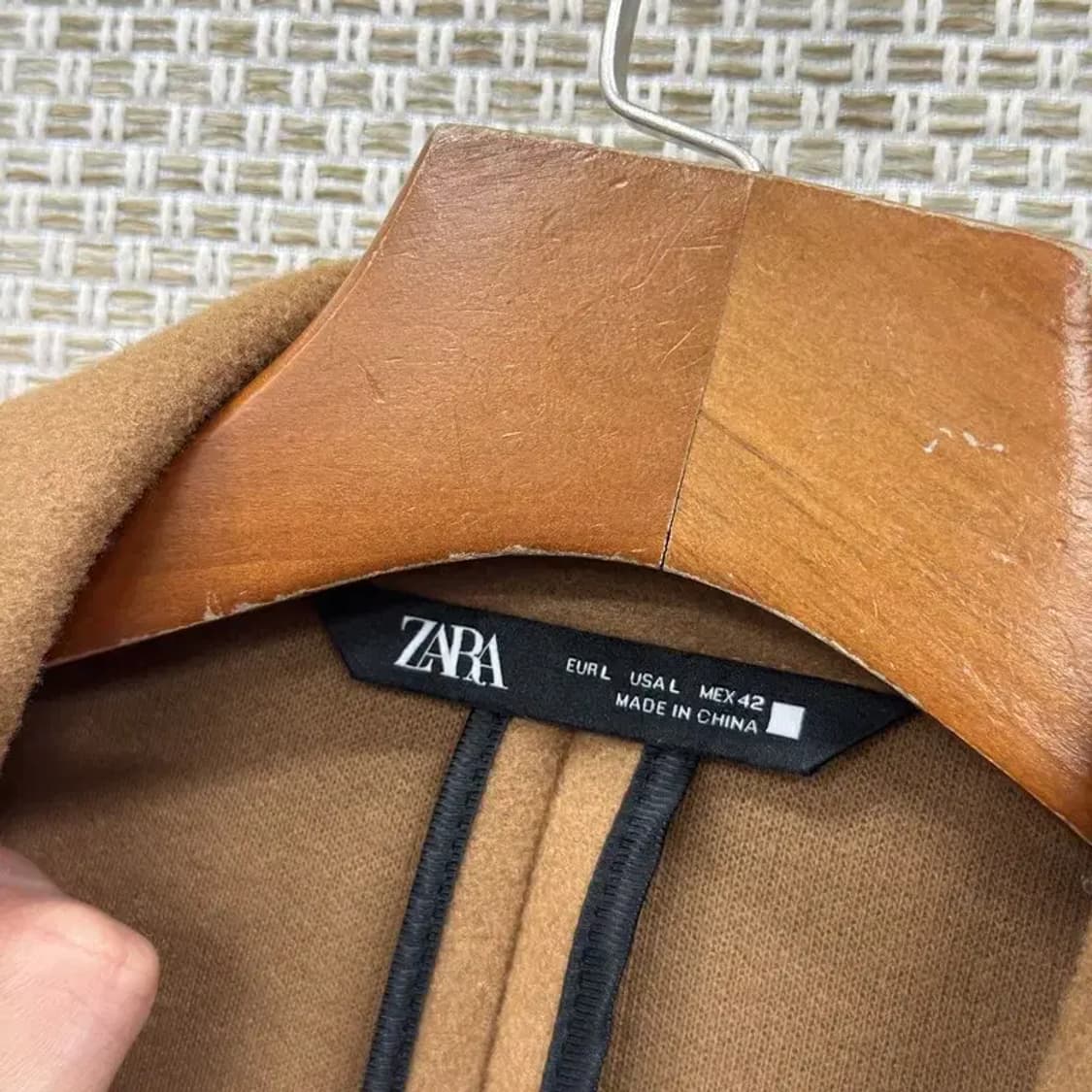 자라 ZARA 캐주얼 버튼 롱 코트 자켓 L A05430 상품이미지3