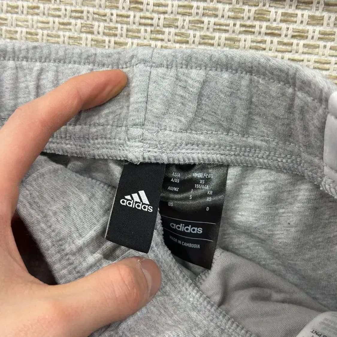 아디다스 삼선로고 조거 밴딩 츄리닝바지 XS A05434 상품이미지3