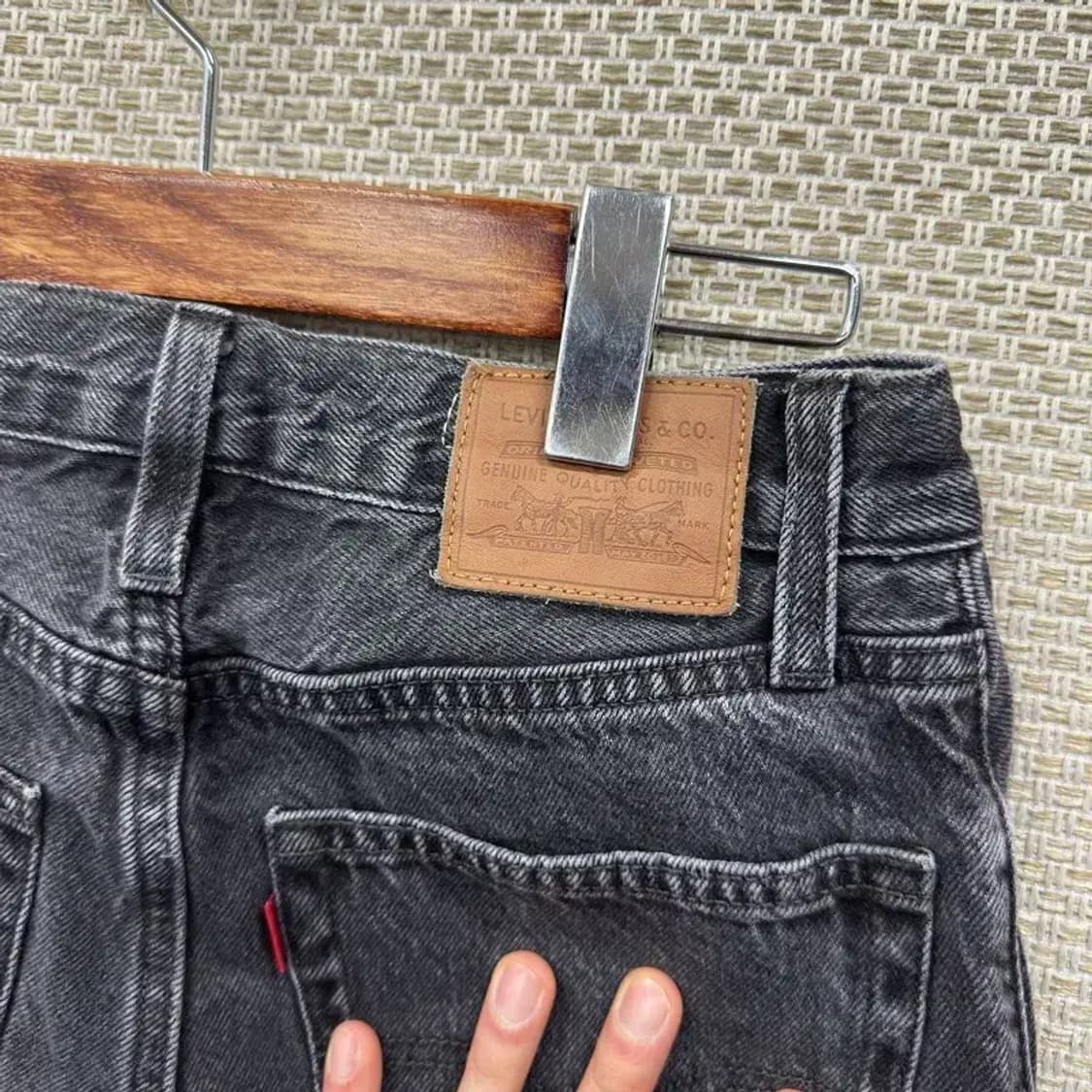 리바이스 프리미엄 벌룬핏 그레이진 데님 청바지 24인치 A05435 상품이미지3