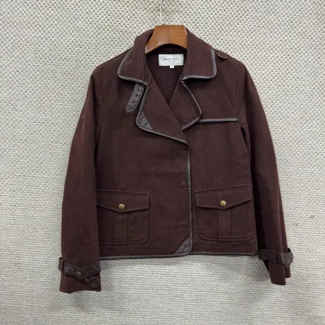 빈폴 레이디스 캐주얼 소가죽 여성 자켓 90 A05428 상품이미지1