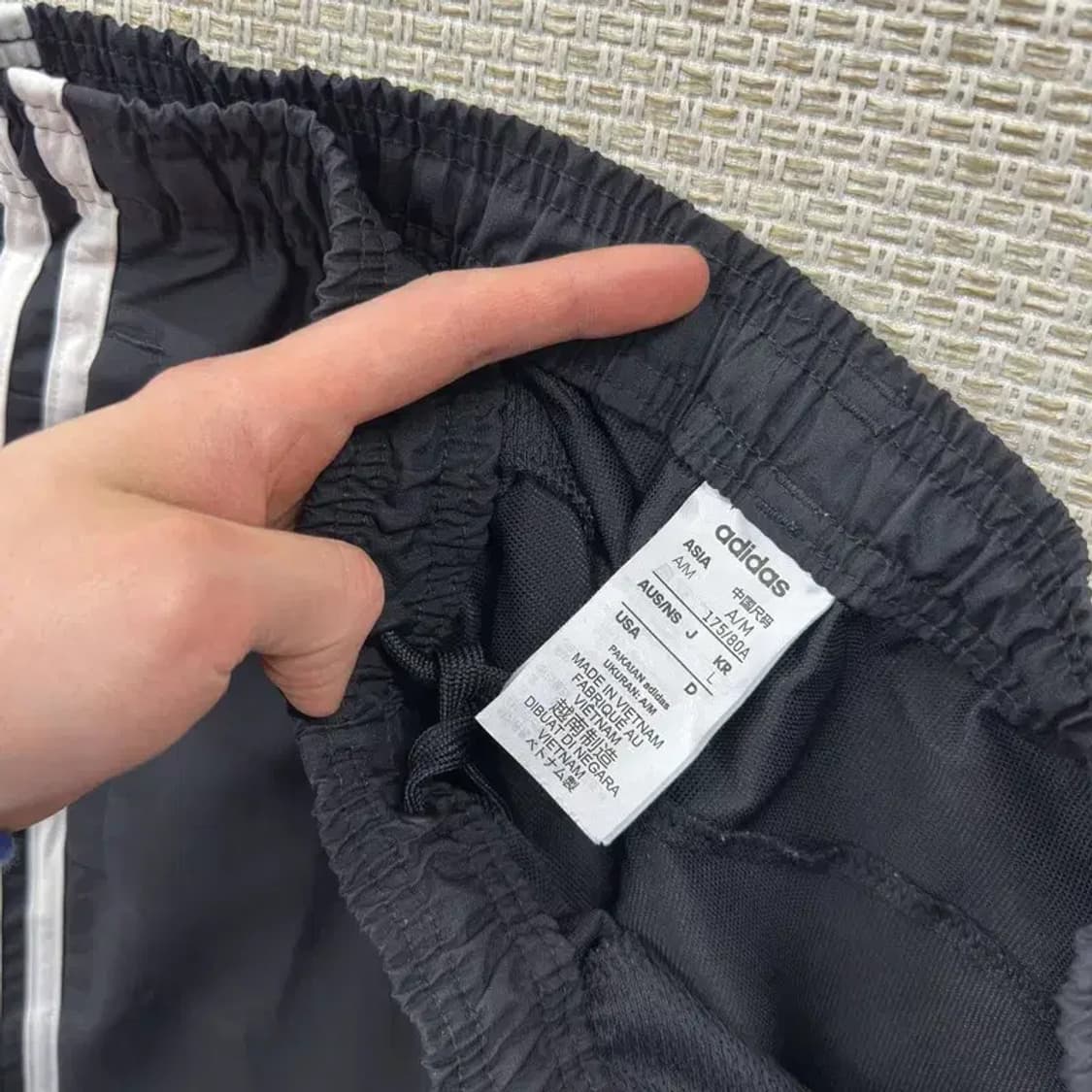 아디다스 스펠아웃 우븐 조거 밴딩 츄리닝바지 L A05442 상품이미지3