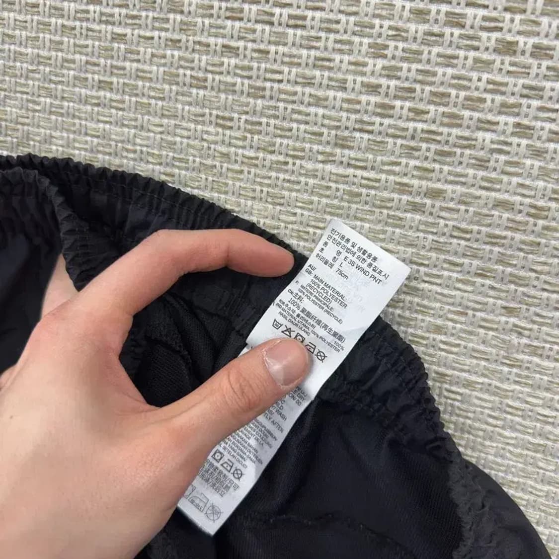 아디다스 스펠아웃 우븐 조거 밴딩 츄리닝바지 L A05442 상품이미지4