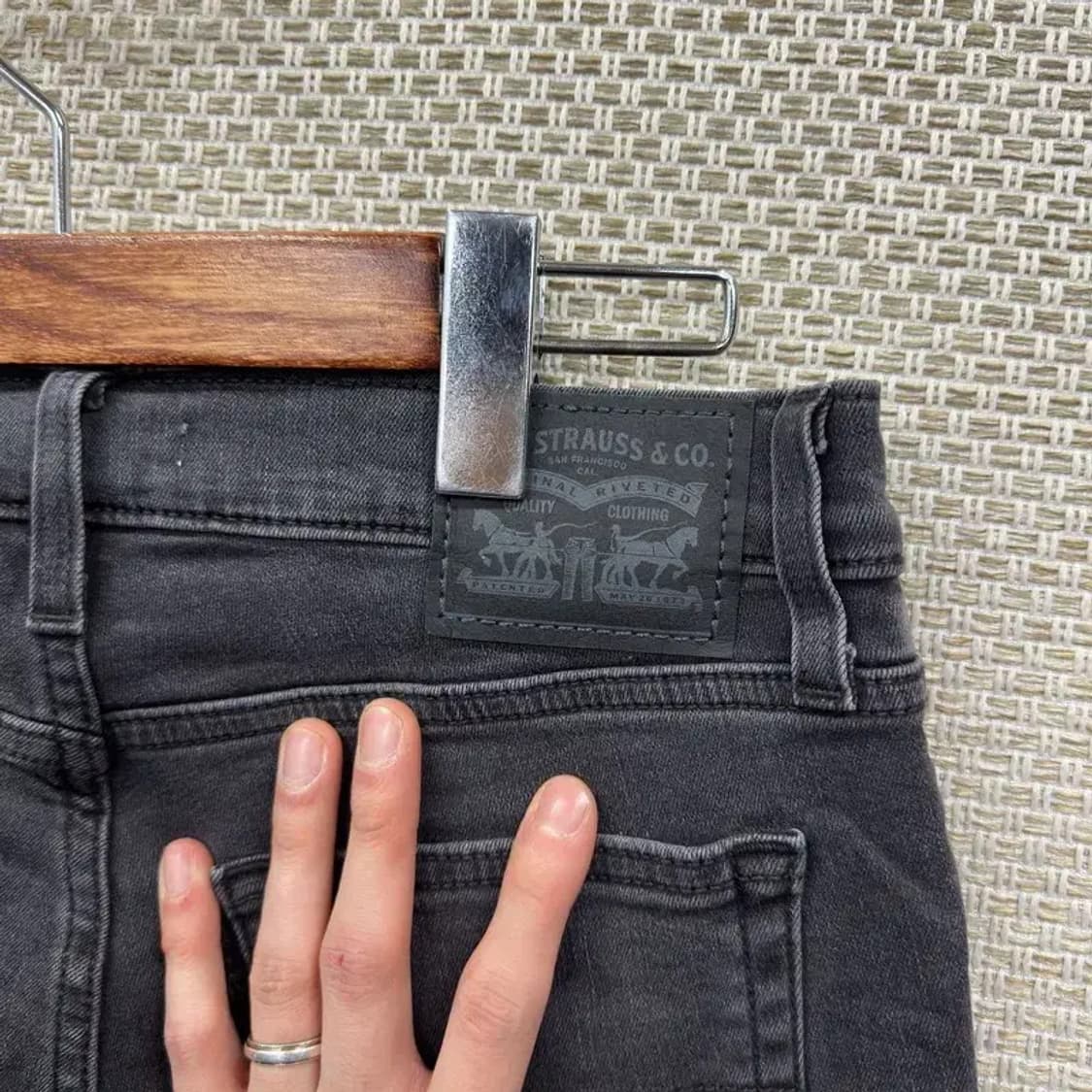 리바이스 724 스판 그레이진 약기모 청바지 27인치 A05438 상품이미지3