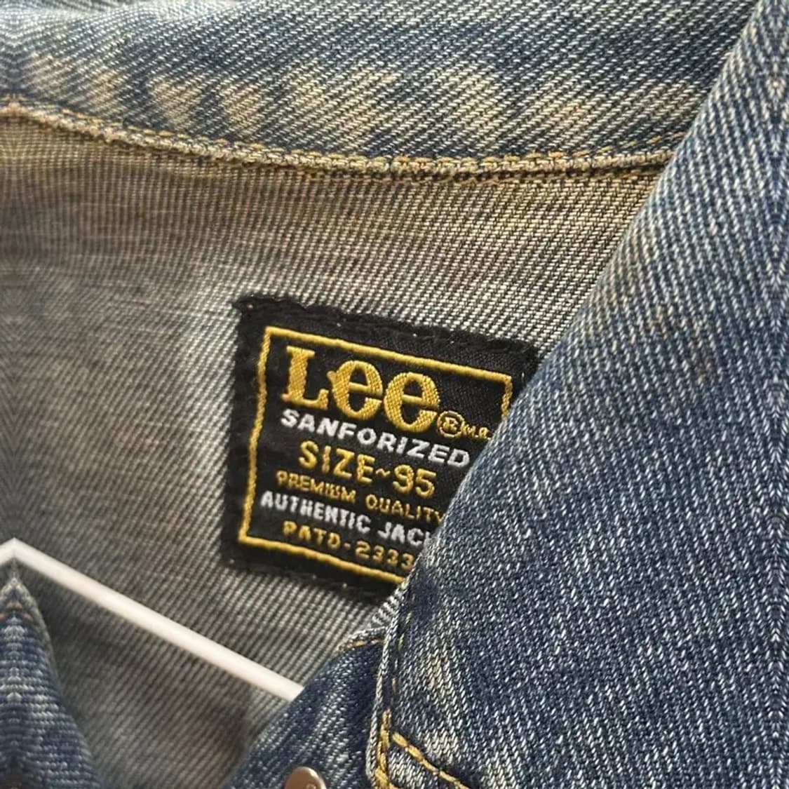 리 LEE 올드스쿨 빈티지 데님 청자켓 95 A05431 상품이미지7