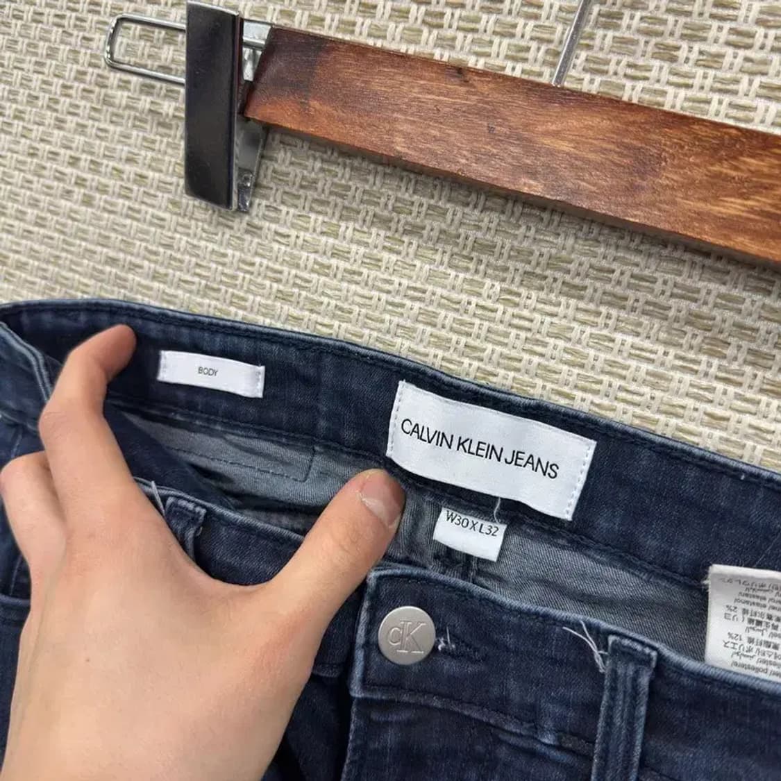 캘빈클라인 캐주얼 스판 데님 청바지 30인치 A05441 상품이미지4