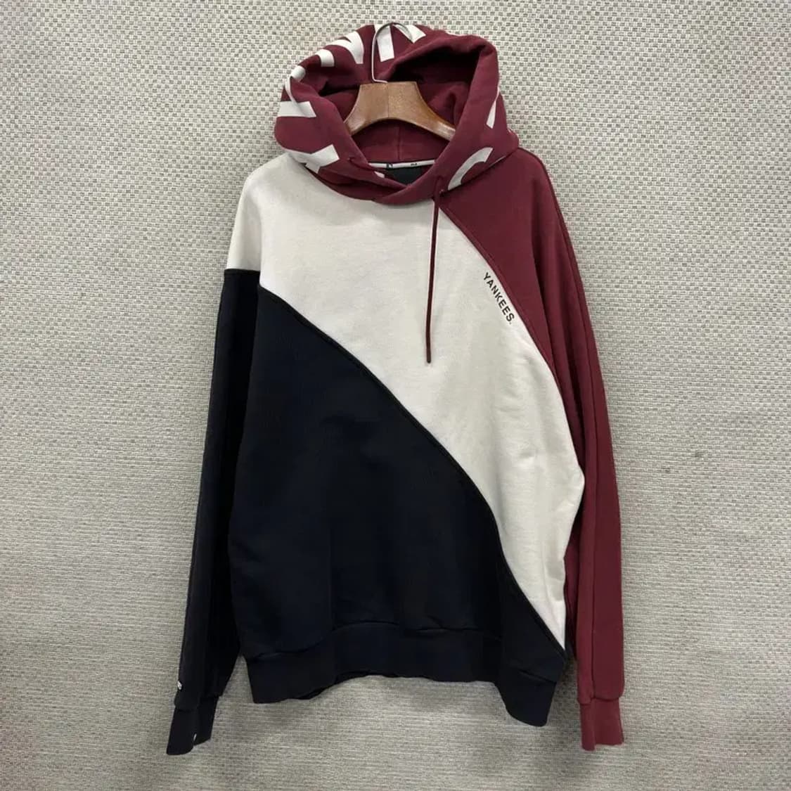 MLB 캐주얼 양키스 배색 후드티 L A05433 상품이미지1