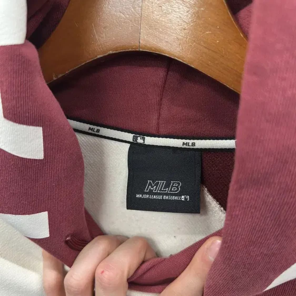 MLB 캐주얼 양키스 배색 후드티 L A05433 상품이미지3