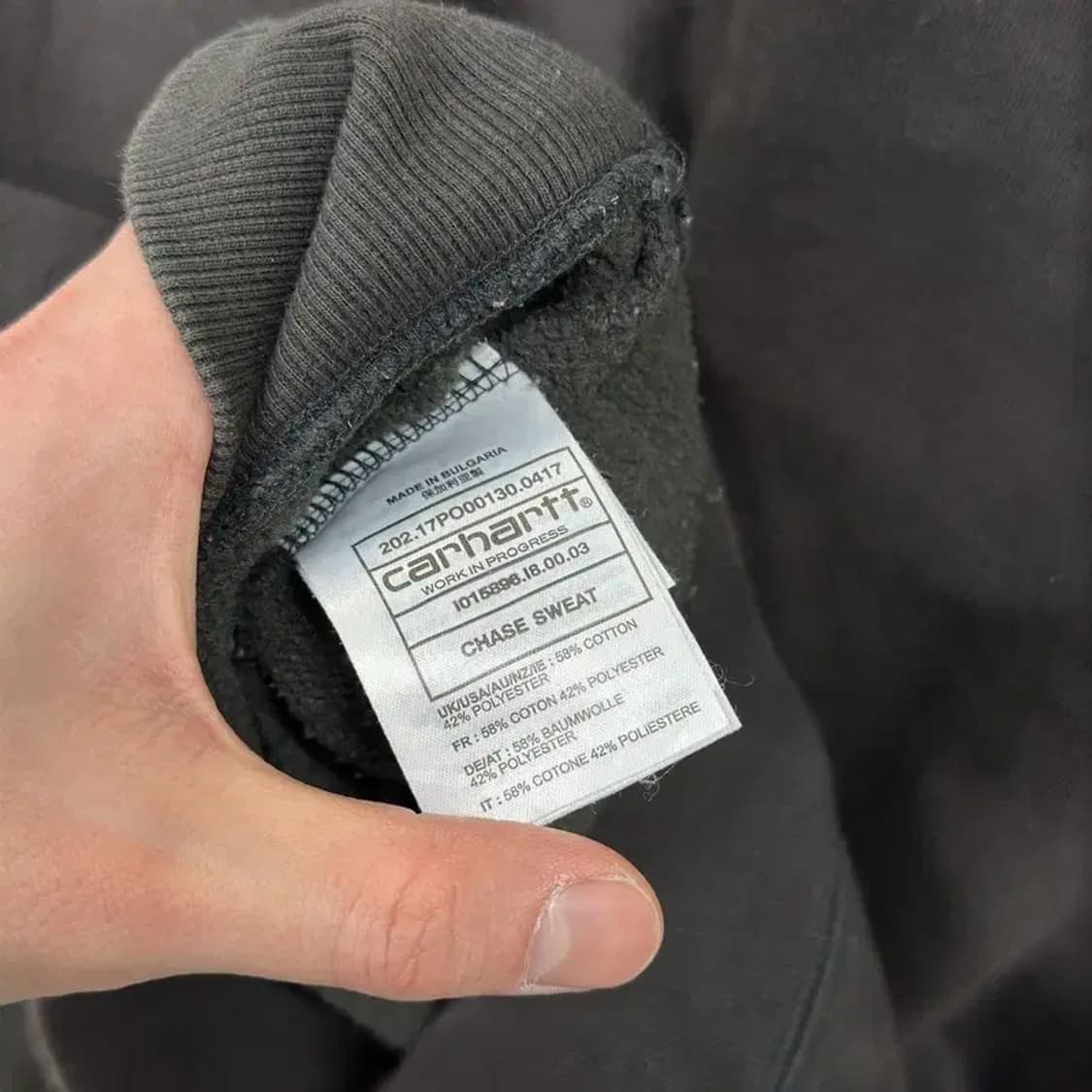 칼하트 WIP 약기모 스웻셔츠 맨투맨 M A05432 상품이미지4