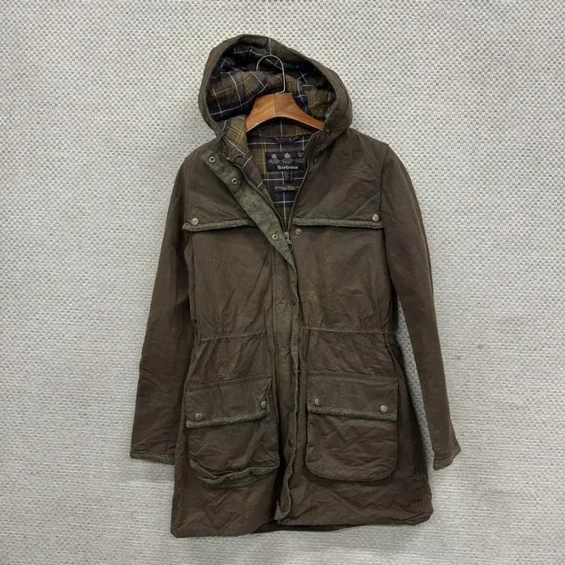 바버 BARBOUR 더햄 빈티지 야상 왁스 자켓 90 A05484 상품이미지1