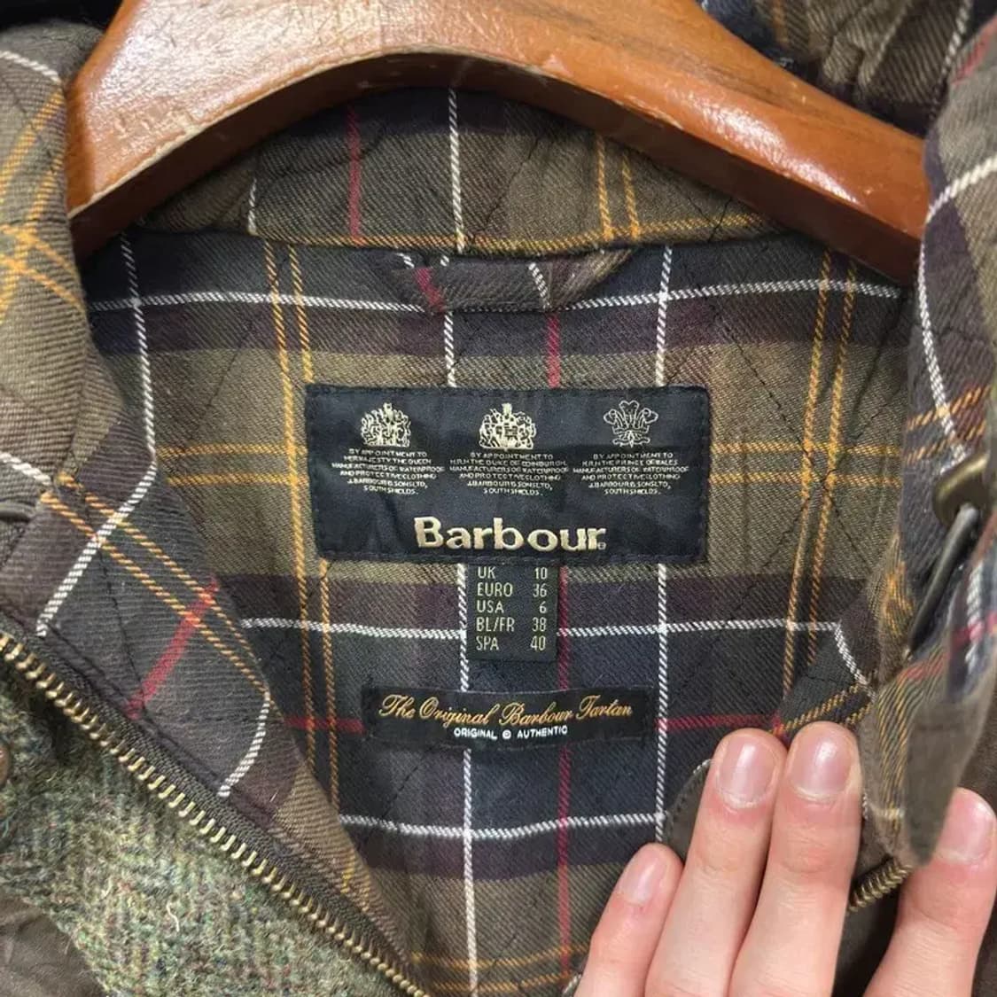 바버 BARBOUR 더햄 빈티지 야상 왁스 자켓 90 A05484 상품이미지3