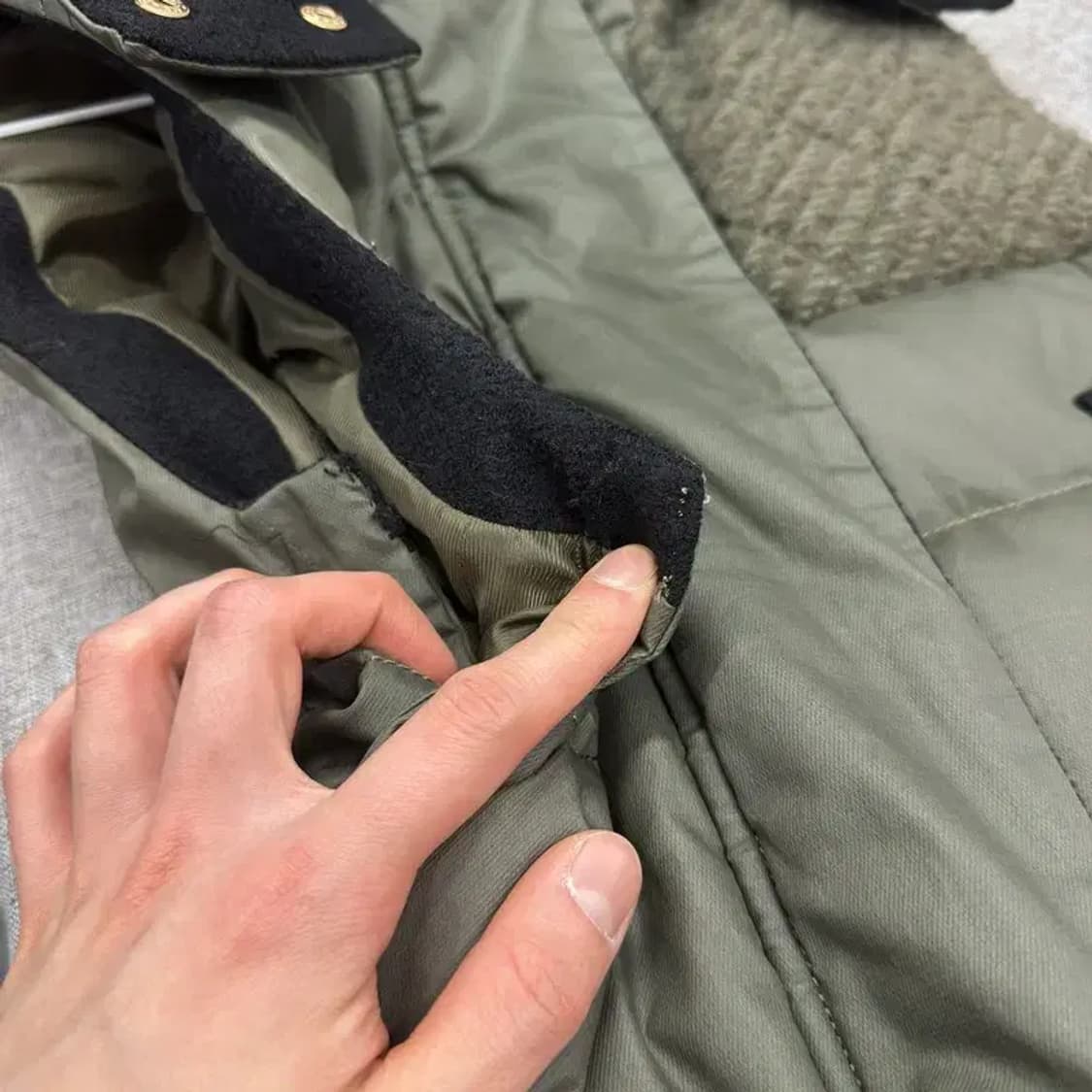 SJSJ 한섬 캐주얼 거위털 구스다운 패딩 조끼 76 A05485 상품이미지6