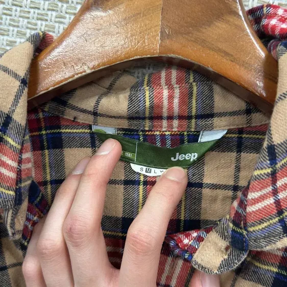 지프 JEEP 캐주얼 암패치 웨스턴 긴팔 셔츠 M A05488 상품이미지3