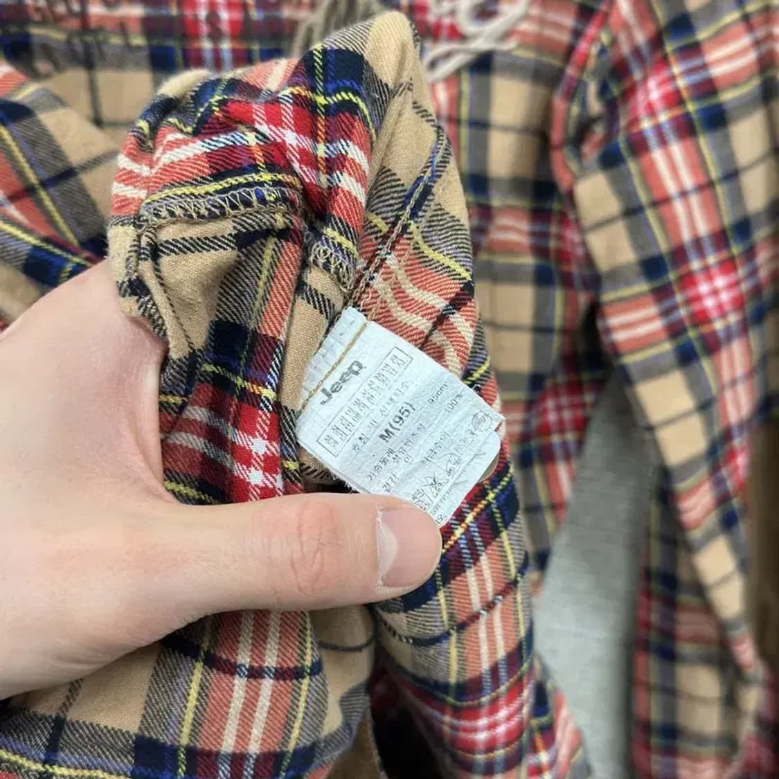 지프 JEEP 캐주얼 암패치 웨스턴 긴팔 셔츠 M A05488 상품이미지4