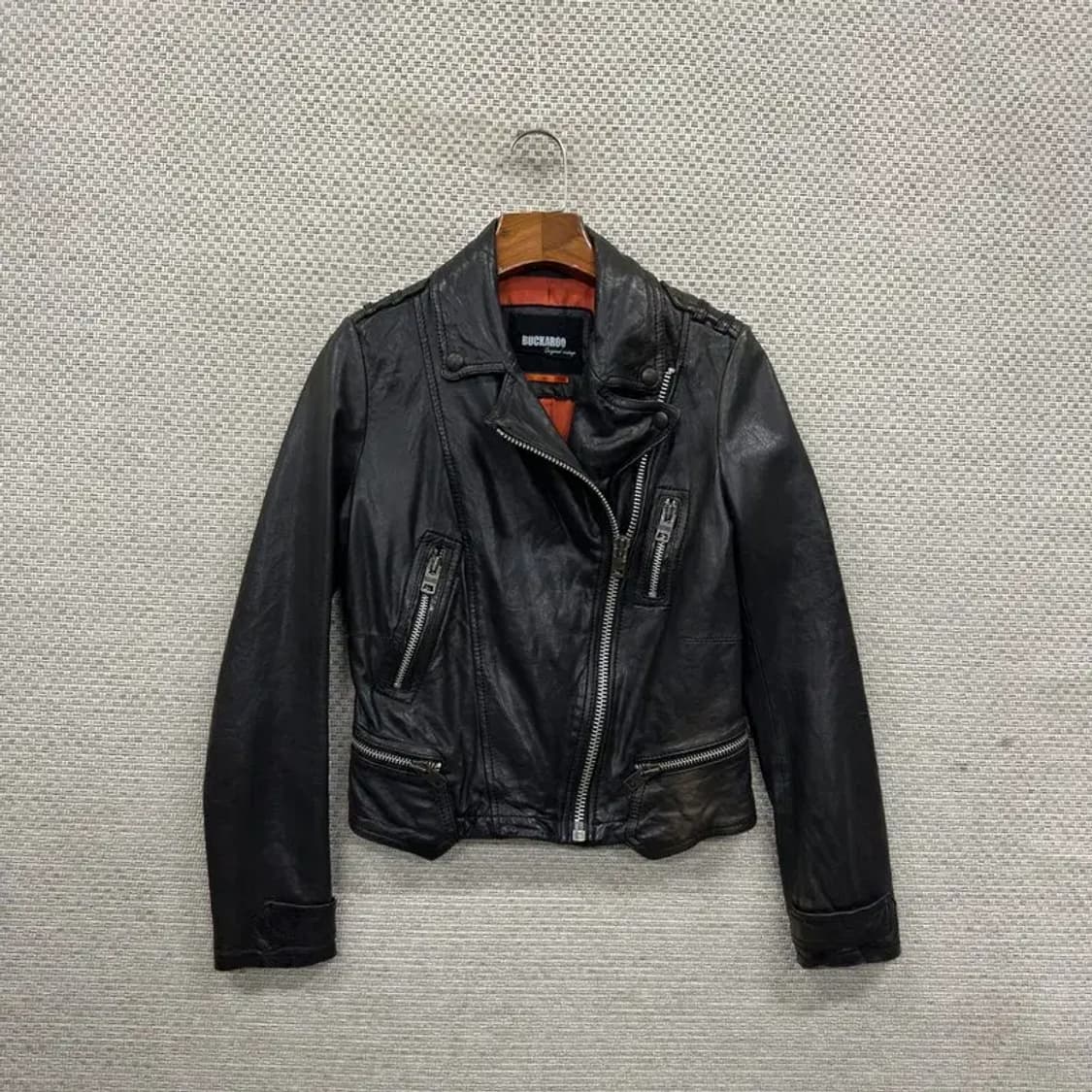 버커루 빈티지 라이더 양가죽 자켓 XS A05491 상품이미지1