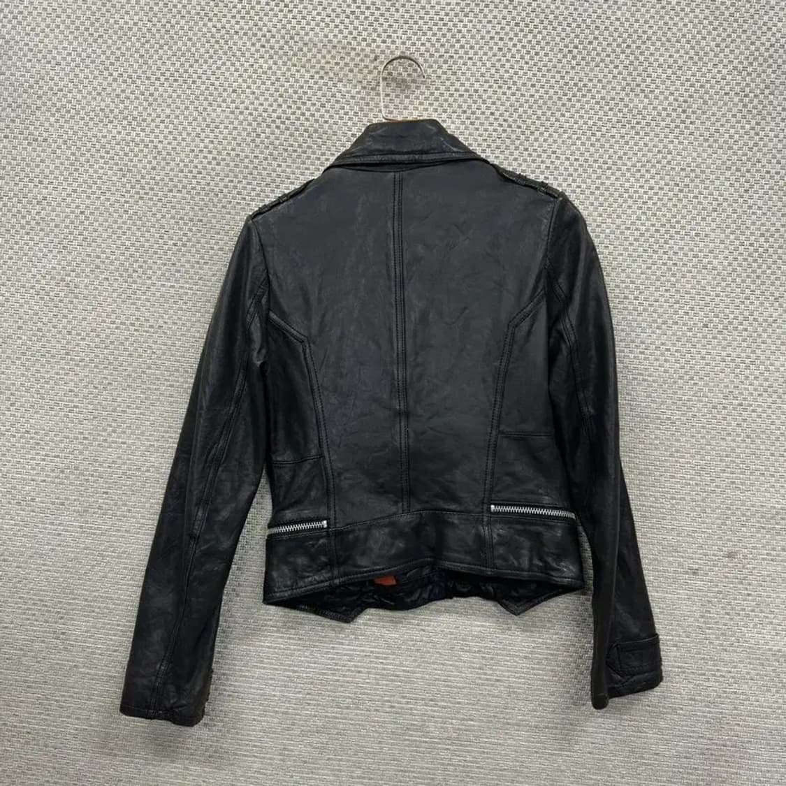 버커루 빈티지 라이더 양가죽 자켓 XS A05491 상품이미지2