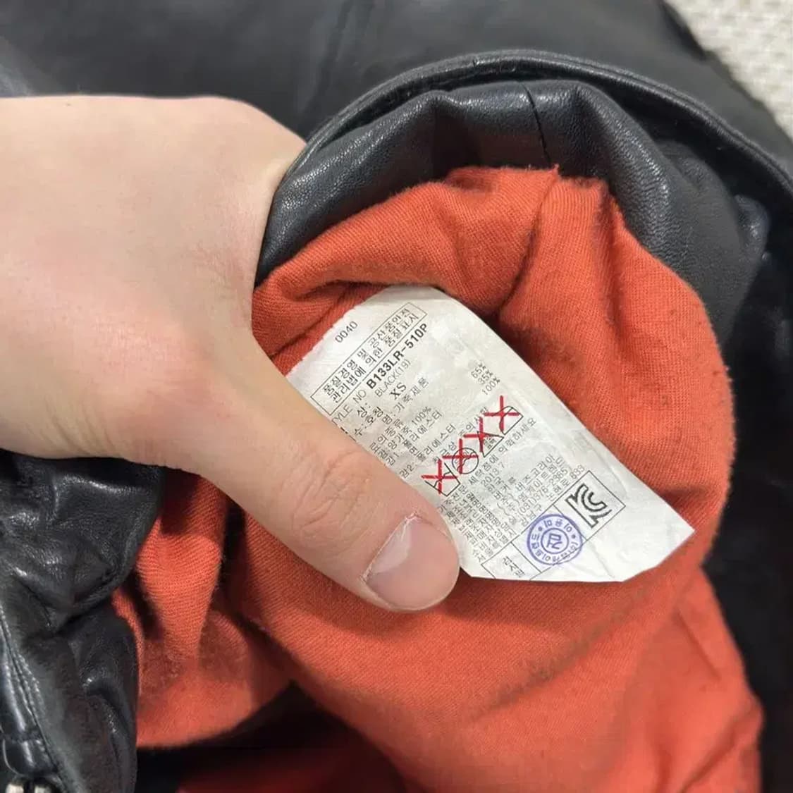 버커루 빈티지 라이더 양가죽 자켓 XS A05491 상품이미지4